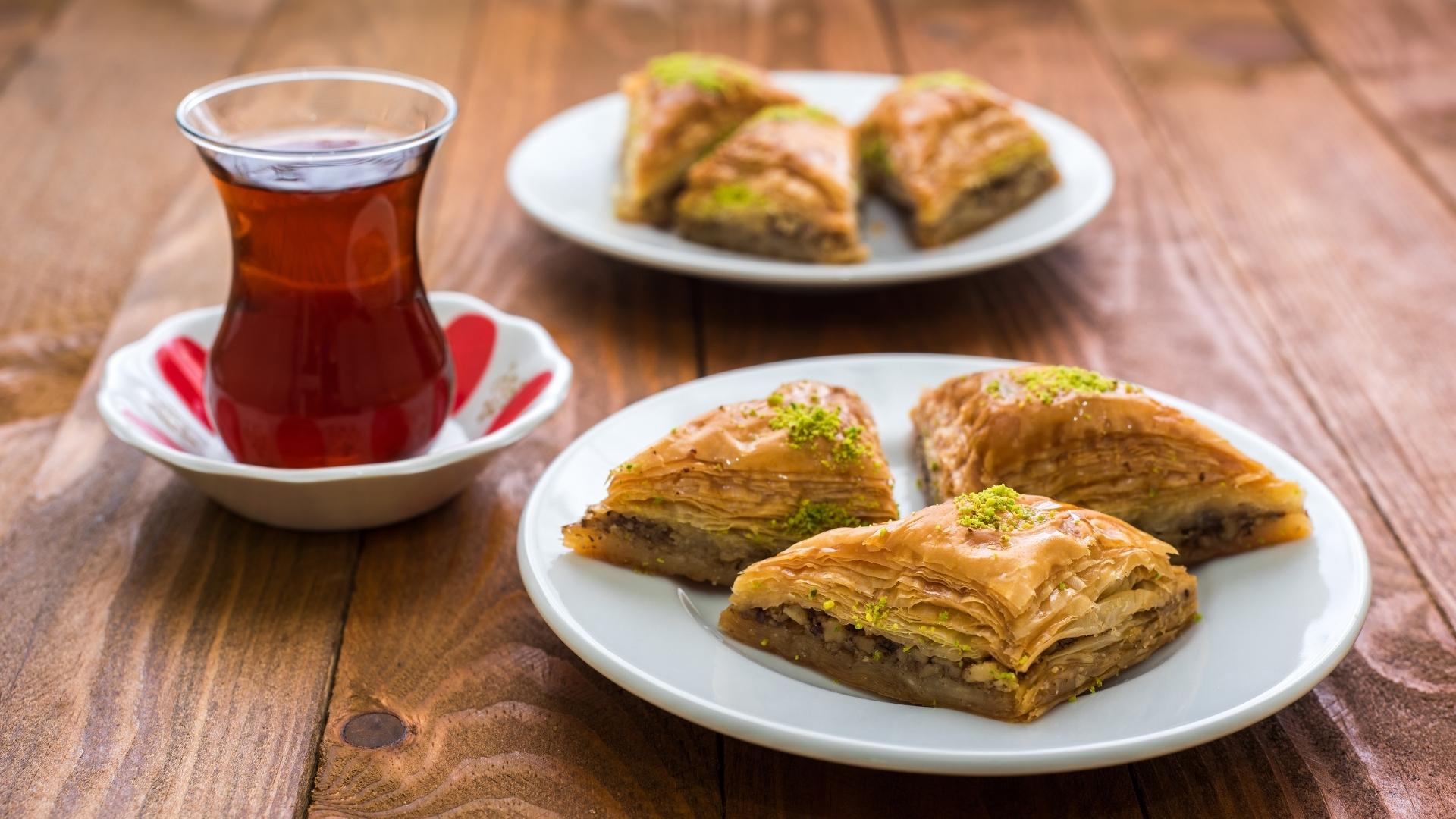 Turkish Tea & Baklava